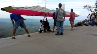 12 year old Ethan hang gliding [upl. by Mallorie]