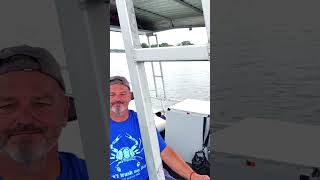 Using a Fish Finder to check water depths  aka slow toon run on the Little Wicomico River [upl. by Tye]