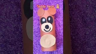 Easy Bear craft New Creative ideas for kids bear teddy youtube trending viral craft shorts [upl. by Ozmo576]