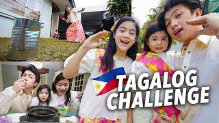 SPEAKING TAGALOG VLOG CHALLENGE  Ranz and Niana [upl. by Anastasie555]