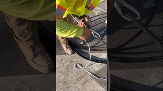 How to half hitch your pulling head ￼electric construction trafficsignal howto [upl. by Eveivaneg403]