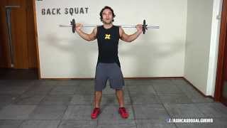 O Agachamento  Air Squat Back Squat Front Squat Overhead Squat [upl. by Etselec]