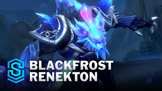 Blackfrost Renekton Wild Rift Skin Spotlight [upl. by Beverlie153]