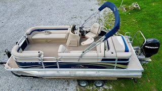 SOLD  2011 Bennington 22SLi Pontoon Boat Motor and Trailer near Norris Lake TN [upl. by Maddis389]