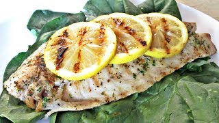 Grilled Rock Fish  Preparing an Herb and Butter Marinade  PoorMansGourmet [upl. by Suirtimid878]