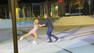 Olympic Team Event silver medalists and World Champions Alexa Knierim and Brandon Frazier [upl. by Lucania]