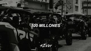 Bad Bunny  100 MILLONES Ft Luar La L Letra [upl. by Fanechka]