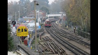 Epping Signal Cabin Epping Essex UK  London Underground Central Line  Railcam LIVE [upl. by Sonnnie]