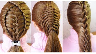 3 Easy Knotted Braids ❤️ How To Braid for Beginners ❤️ Hairstyles for Medium amp Long Hair [upl. by Mckenzie819]