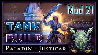 NEW Mod 21 Paladin TANK Build for ALL Party Content Protect Your Allies  Neverwinter [upl. by Esekram]