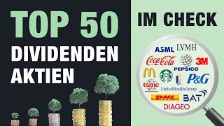 JETZT noch Kaufen TOP 50 DividendenAktien 2024 [upl. by Rauch129]