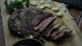 Lets cook this JUICY Ribeye Steak  FOODVENTURES [upl. by Anna-Diana920]