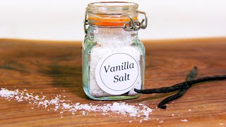 Make Your Own VANILLA SALT in 1 Minute [upl. by Concepcion461]