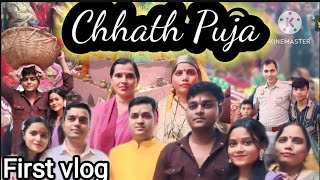 First vlog festival chhath Puja Baljeet Nagar vlog [upl. by Gladys]