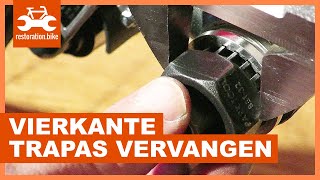 Vierkante trapas vervangen in 2 stappen [upl. by Adriana]