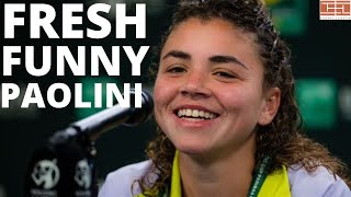 Really cool Italian N°60 WTA Jasmine Paolini [upl. by Yentruocal]