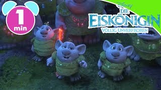 DIE EISKÖNIGIN  VÖLLIG UNVERFROREN Lieblingsszene  Die Welt der Trolle  Disney Junior [upl. by Sterner]