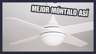 MIRA ESTO ANTES DE MONTAR UN VENTILADOR DE TECHO Separa luz y ventilador [upl. by Wilfreda]