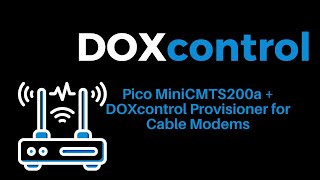 DOCSIS 30 Pico MiniCMTS200a  DOXcontrol Provisioner for Cable Modems [upl. by Novrej]