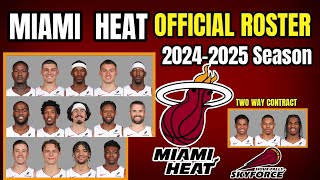 Miami Heat Official lineup 202425 NBA update [upl. by Neidhardt]