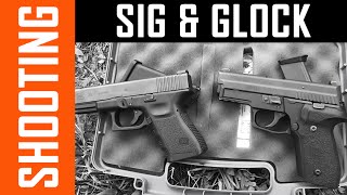 SIG P229 DAK vs Glock 23  Range Comparison [upl. by Callan603]