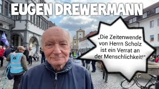 EUGEN DREWERMANN 🕊 „Die Zeitenwende von Herrn Scholz ist ein Verrat an der Menschlichkeit“ Interview [upl. by Althea]