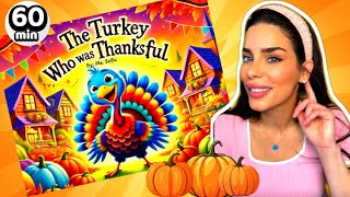 The Thankful Turkey 🦃  A Fun Thanksgiving Story amp More thanksgiving storytime [upl. by Helprin]