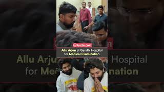 AlluArjun at Gandhi Hospital for Medical Examination  Pushpa2theRule  Gulte [upl. by Rickie]