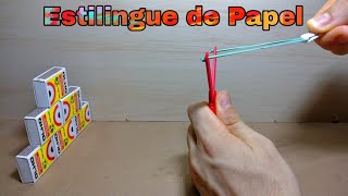 Como fazer Estilingue com Palitos de Picolé [upl. by Kemp]