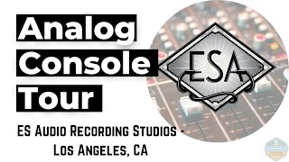 los angeles recording studio console tour [upl. by Nagrom]