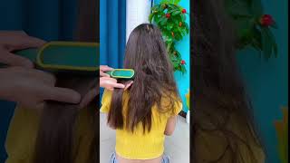 Electric Straightener Comb Se Paaye Silky Smooth Bal 💁‍♀️  Hair Styling Made Easy shorts [upl. by Ahseinad]