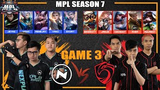 NXP vs CIGNAL GAME 3  MPL PH Season 7 Week 3 Day 4 [upl. by Dur925]