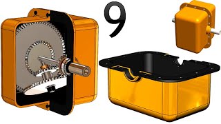 9 Project 18 Humpage Gearbox SolidWorks Tutorial  box [upl. by Swee290]