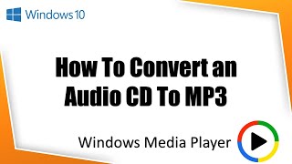 How To Rip Audio CD to MP3 in Windows Media Player  CDA To MP3 [upl. by Nerita706]