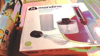 Blender Mandine  hand blender set  Carrefour [upl. by Aliehs]