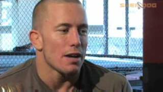 GSP on Alves UFC 94 from Sherdogcom [upl. by Nahk115]