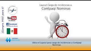 Layout para carga de incidencias a Contpaqi Nominas [upl. by Mosa]