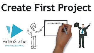 Videoscribe Tutorial 4  Create your First Project  Everything you need to know [upl. by Odab83]