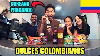 COREANO PROBANDO DULCES COLOMBIANOS PRIMERA VEZ  COLOMBIA 2 🇨🇴 [upl. by Tseng680]