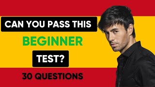 Test Your Spanish Level  A1 Spanish  Spanish Level Test [upl. by Einwahs]