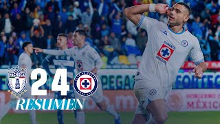 PACHUCA 24 CRUZ AZUL J10  Poderosa REMONTADA de la MÁQUINA [upl. by Kcarb]