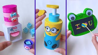 Easy craft ideas miniature craft Paper craft how to make DIYschool projectTonni art and craft [upl. by Anirav314]