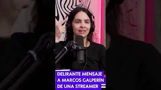 DELIRANTE MENSAJE A MARCOS GALPERIN DE AGOSTINA PALAZZOLO [upl. by Drofwarc]