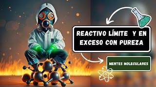 Aprende a obtener 🧪REACTIVO LIMITE y EN EXCESO con PUREZA🧪 EJEMPLO 01 fácil y rápido [upl. by Sculley]