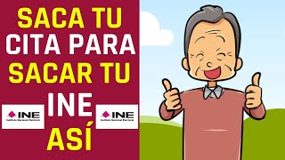 ✅💥💖 ¿Cómo saco cita por internet para hacer tramites en el INE [upl. by Eeb]