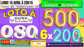 LOTO MAYA en LIVE du Lundi 15 Avril 2024 [upl. by Addiel]