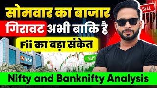 Nifty amp Bank Nifty Monday Strategy Chart Analysis amp Trade Setup [upl. by Candyce]