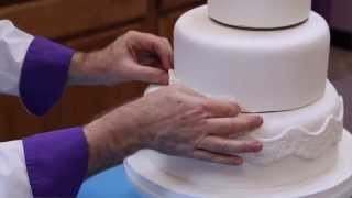 How to Make Your Own Fondant Wedding Cake  Part 1  Global Sugar Art [upl. by Sperry]