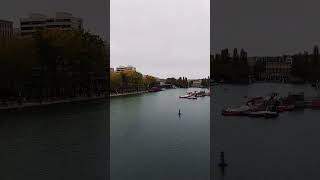 Paris La Villette france travel trip shortvideo shorts water city франция париж осень [upl. by Aridnere]