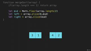 5 Merge Sort Code Algorithm Merge Sort JavaScript [upl. by Eladroc]